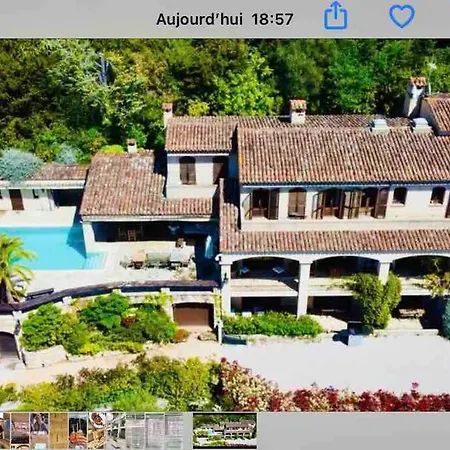 Loucisa Piscine Vue 8 Chambres 25 Personnes * Nice